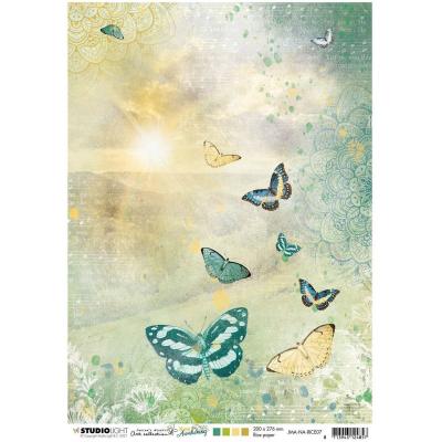 StudioLight New Awakening Nr.07 Spezialpapier - Sunrise Butterflies
